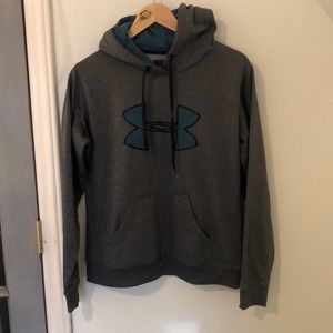 Grey under armor hoodie